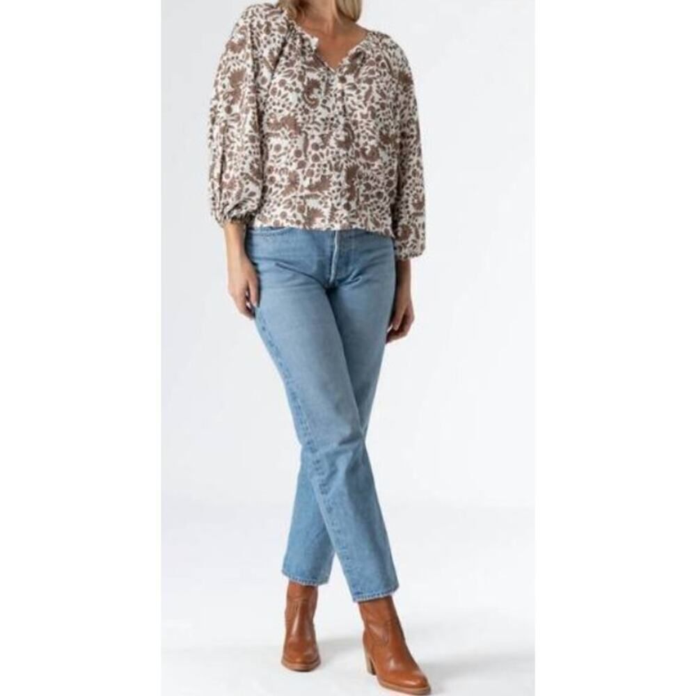 Smith & Quinn Dirty Dancing Balloon Sleeve Blouse Women’s Size S